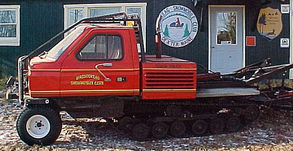Maine snowmobile trail groomer for sale - ASV model 2800