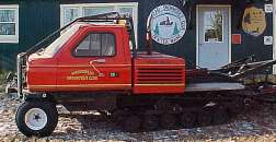 ASV Trac Truck snowmobile trail groomer