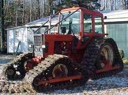 Belarus snowmobile trail groomer