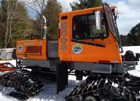 Tucker snocat snowmobile trail groomer