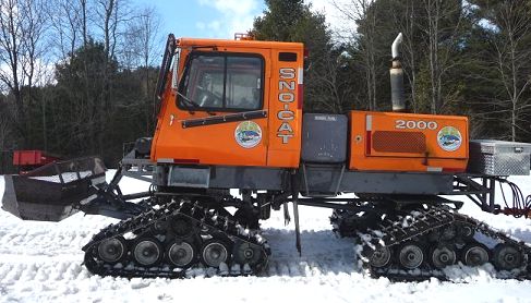 Tucker snocat snowmobile trail groomer